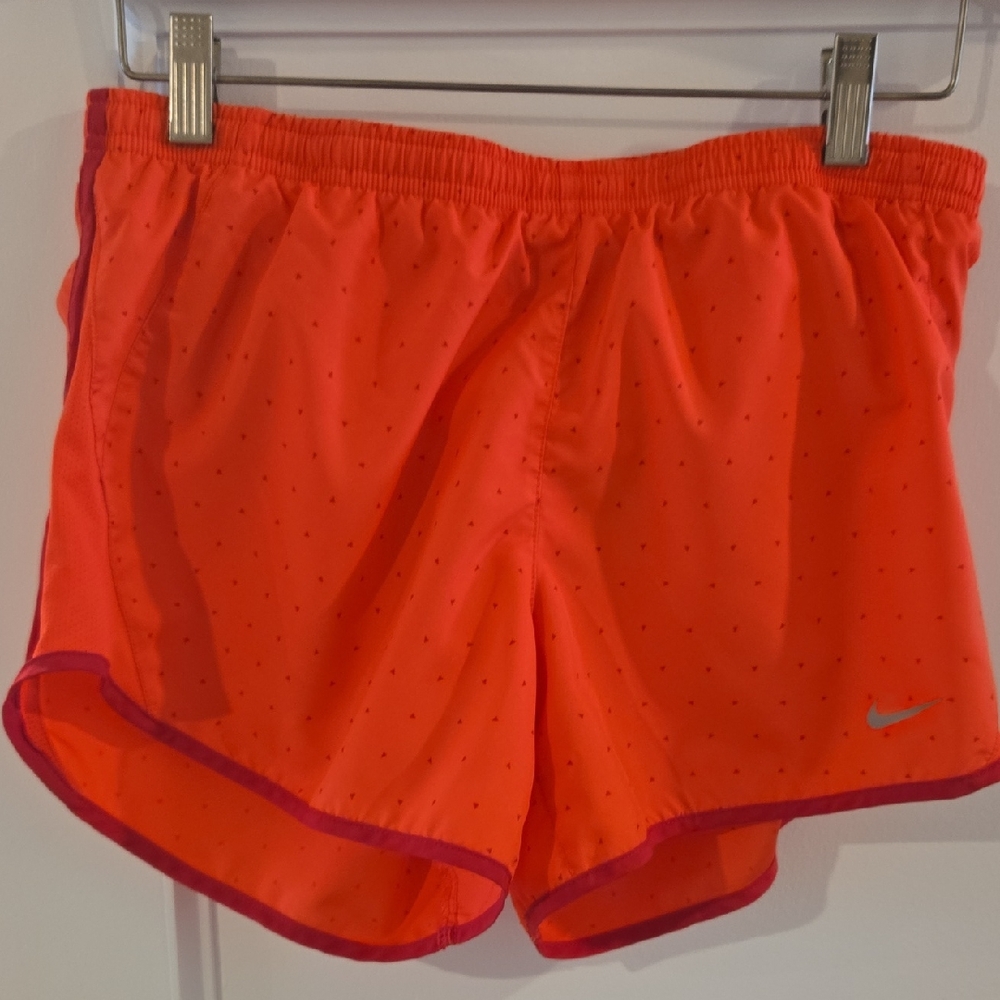 Nike Dri-Fit Women's Bright Orange Athletic Shorts